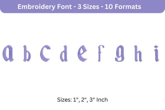Disneyland Font Lowercase a to I
