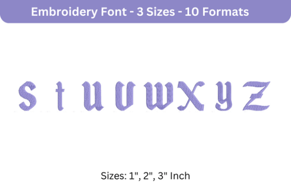 Disneyland Font Lowercase S to Z