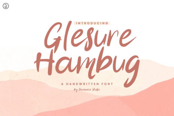 Glesure Hambug: The Handwritten Font That Turns Everyday Moments into Meaningful Expressions