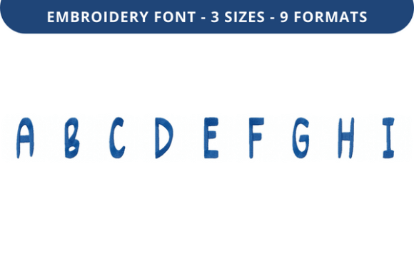 Peeling Good Font Uppercase a to I: A Versatile Embroidery Solution