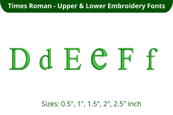 Times Roman Font DEF