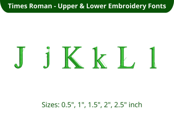 Times Roman Font JKL