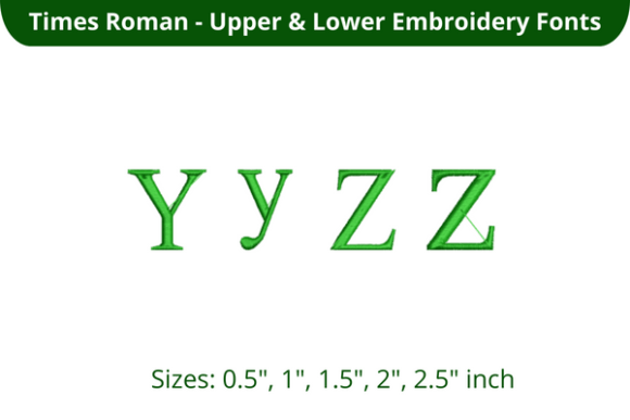Times Roman Font YZ