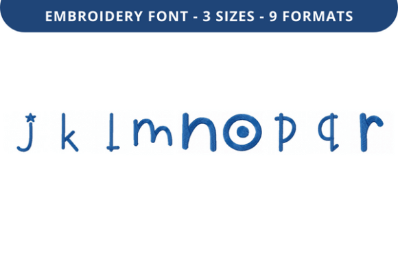 Troofles Font Lowercase J to R