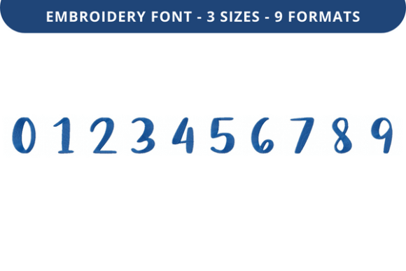 Tropic Berry Font 0–9: A Premium Embroidery Font for Personalized Fabric Designs