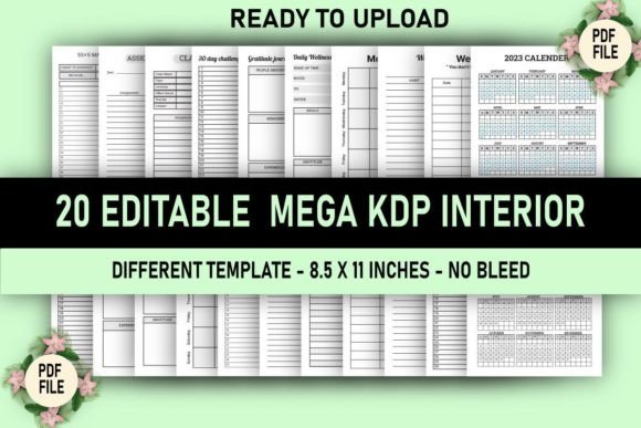 Unlock Productivity & Purpose: The Mega KDP Interiors Bundle Explained